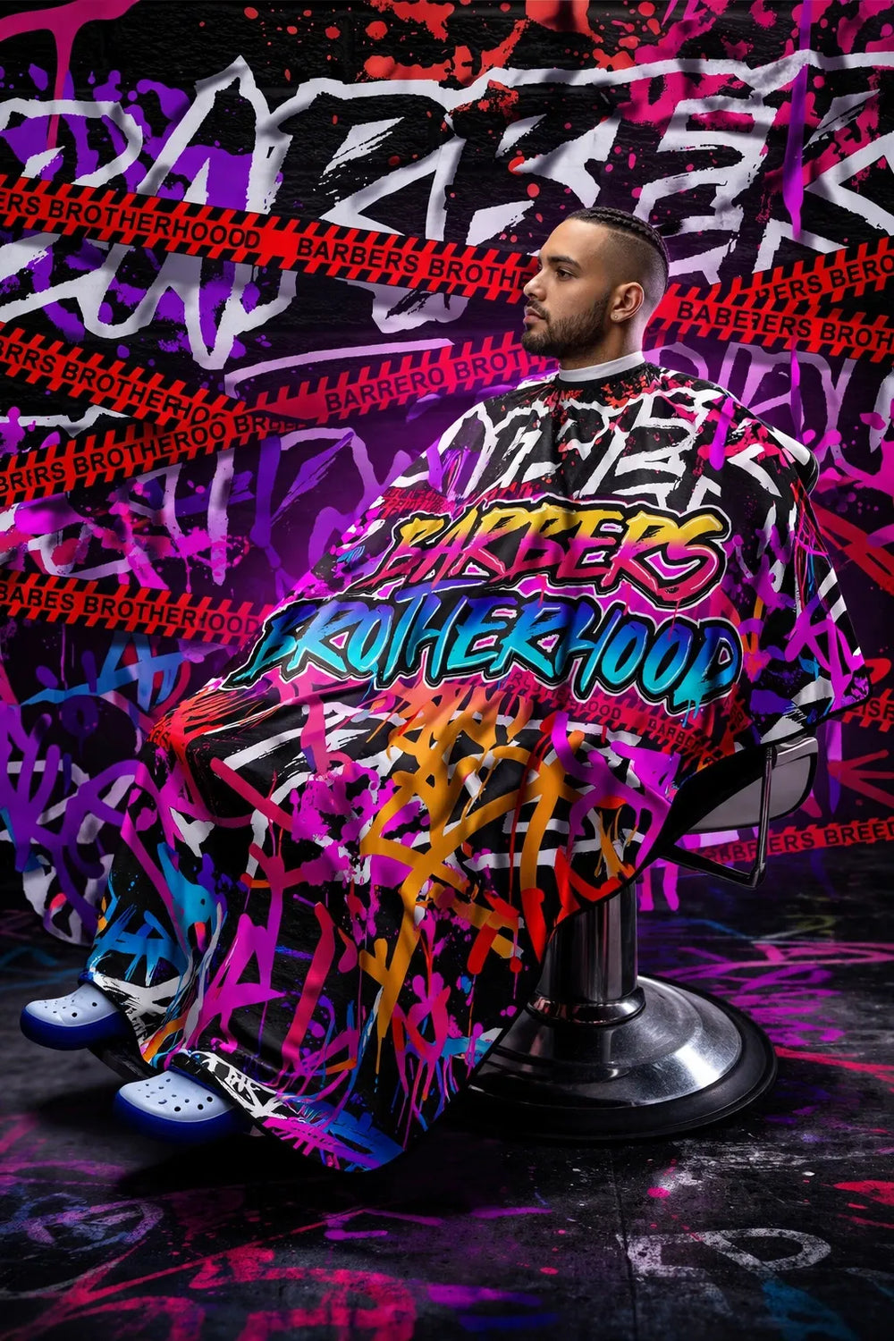 Graffiti Art Barber Cape